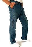 viele praktische Taschen Brandit Rackam Vintage Herren Cargo Jeans (W38/L34)