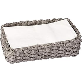 Boston International Guest Towel/Buffet Napkin Caddy Tray, Grey 41OkUiY3o L. SS280