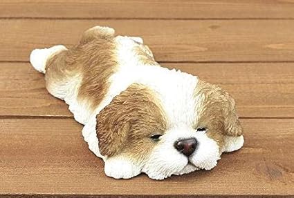 Amazon うたたねシリーズ シーズー 22cm 10cm 高さ5 5cm ガーデンオーナメント 置物