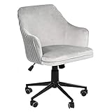 Impressions Vanity Adelyn Vanity Armchair with 360 Degrees Swivel, Movable Desk Seat with Adjustable...