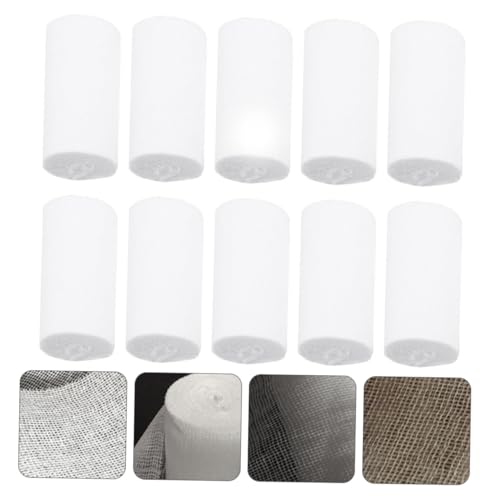 VILLCASE 10 piezas Rollos de Gasa 8x600cm Venda Conformable Transpirable para Cuidado de Heridas en Primeros Auxilios para Uso Deportivo y Clínico miniatura 7