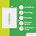 Scent2Go Toilet Fragrance Powder - Slim Travel Size Packet - Leak Lock Design - Plant Based Formula - Lemon + Mint - 40 Single Use Packets