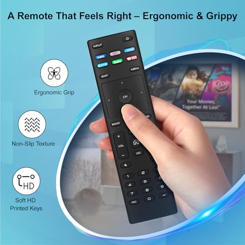 Image of Universal Remote Control for VIZIO Smart TV, Replacement VIZIO Smart TV Remote Compatible with V /M /D /P /PX /E Series & XRT136, XRT140, XRT260, XRT270