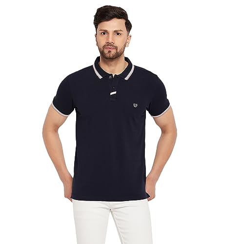 Image of Duke Stardust Men Half Sleeve Cotton T-Shirt (LF5859 Navy L)