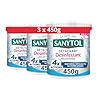 Sanytol - Poudre Détachante Désinfectante Linge Blanchissante - 450 g - Lot de 3 - Bactéricide, Virucide - Sans Javel - 4 Actions dès 20°C