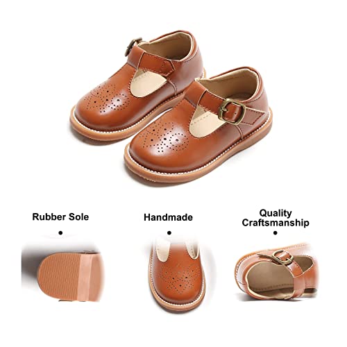 Image of Felix & Flora Toddler Little Girl Mary Jane Dress Shoes - Ballet Flats for Girl Party School Shoes