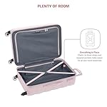 SwissGear 7366 Hardside Expandable Luggage with Spinner Wheels, Pink, Checked-Medium 23-Inch - Image 5