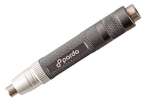 Pardo Cigar Punch with Twin Cigar Nubber - Premium Gunmetal Cigar Draw Enhancer Tool Punch Cutters for Small to Large Ring Gauge Cigars - 3-in-1 Multitool Cigar Accessories & Gifts for Men