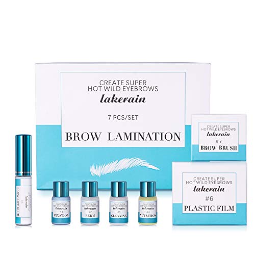 Brow Lamination Kit, Professional Eyebrow Lift Kit, DIY Perm for Brows, Perfect For Eyebrow Salon at Home, Easy to Use, Long Lasting Trendy Fuller Brow Look, Comes with Y Brush and Film