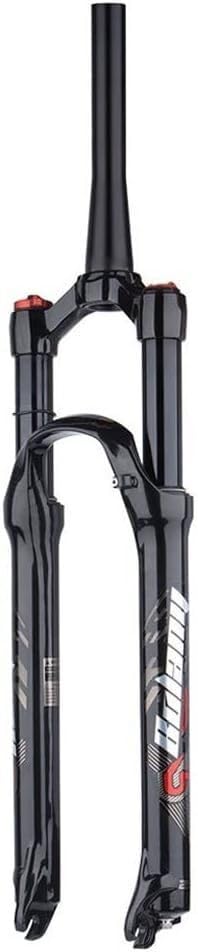 Fourche suspension VTT 29 pouces noire télescopique avec débattement 100mm