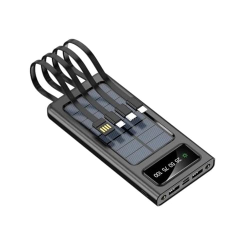 Chargeur sans fil pour téléphones portables solaire et batterie externe camping