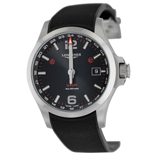 [LONGINES] �����Y �r���v Watch �����W�� CONQUEST V.H.P �R���N�G�X�g �u�D�g�D�o L3.728.4.56.9 �N�H�[�c ���퐶���h�� �T�t�@�C�A�K���X �u���b�N������ �X�e�����X�X�`�[�� [���s�A���i]