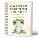 SkyCozy Cute Frog Notebook Journal Gifts for Teens Girl Boy & Women, Cute School Supplies - Funny Frog Lovers Gifts for Men Women Coworkers Stress Relief Inspirational Support Notebook 5.5x8.3 Inch