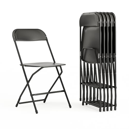 Flash Hercules Plastic Folding Chairs (6-Pack)