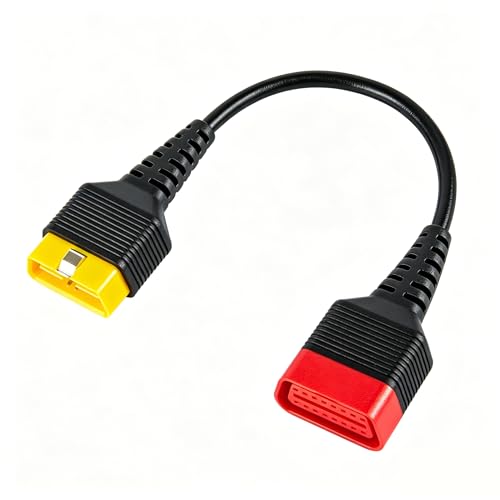 LAUNCH 16Pin OBD2 Extension Cable Male to Female Full Function OBDII Diagnostic Extender Reinforced Nylon Automotive Cord Adapter for Car Diagnostic Scanner 1.2FT / 14.2IN