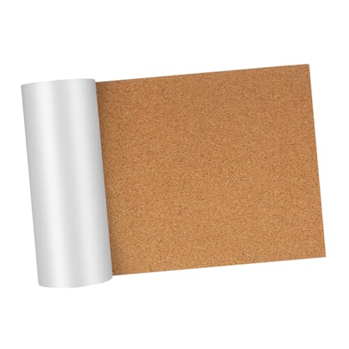 Sewroro Rollo de Corcho Autoadhesivo 600x300x2 Mm Soporte de Corcho Grueso Resistente para Manualidades y Decoración de Paredes en Oficina y Hogar