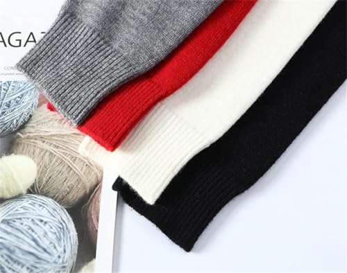 Mens Winter Sweater Thick Warm Knitted Jumper Sweaters Korean Harajuku Printed Pullovers4