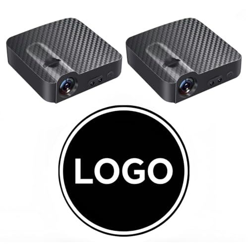 2PCS Car Door Lights, Car Door Lights Logo Projector, Rechargeable HD Car Welcome Lamp for Hy-un-daii