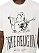 True Religion Men's Crackle Vintage Tee, Winter White, XXL