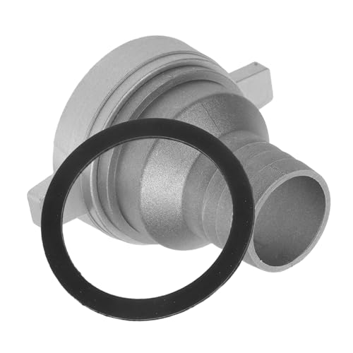 Amosfun Adaptador Aluminio para Bomba de Agua Versátil para Sistemas Riego y Reparación Herramienta Resistente para y Drenaje