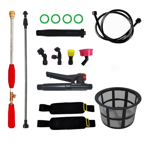 Image of OEM Complete Battery Sprayer Accessories Kit | Universal Spare Parts Set with Spray Lance, Nozzle, Shoulder Belt & Fittings for All Models