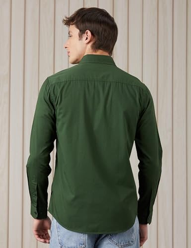 Image of Amazon Brand - Symbol Men Cotton Casual Shirt | Twill | Full Sleeve | Regular Fit (Available in Plus Sizes)
