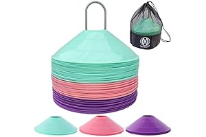 Eye-Catching Pink Cones for Unmatched Agility Training