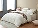 DAPU 100% Linen Duvet Cover Set - Pure Natural French Flax Linen with 8 Corner Ties and Zipper Closure Soft Breathable Durable for Hot Sleepers 1 Duvet Cover 2 Pillowcases (White, King)