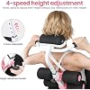 Mini Inversion Table for Back Pain Relief, 350lbs Capacity Portable Foldable Back Stretcher with Adjustable Support, Lumbar Decompression Equipment for Home Gym, Spine Realignment Yoga STO