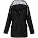 Price comparison product image iHENGH Women's Hooded Jacket Ladies Windproof Waterproof Coat Lightweight Vinyl Raincoat Outdoor Windbreaker
