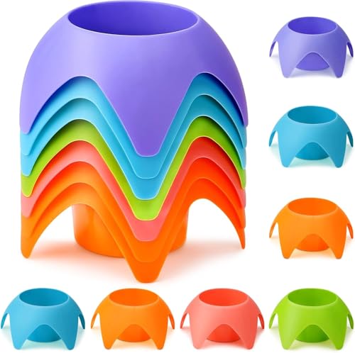 Beach Cup Holders for Sand (7 Pack) | Beach Vacation...