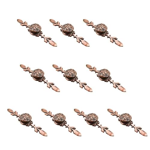 BLUPOWHT セット/10個 170mm 伝統的な中国スタイル ヴィンテージ アンティーク ブロンズカラー ドア 素朴な金属製プルハンドル ゲートハンドル ハードウェアセット 家具 ワードローブ 引き出し