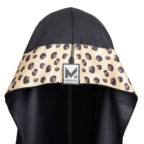 Image of MISSION Cooling Hoodie Towel, Evaporative Cool Technology, Cools Instantly When Wet, UPF 50 Sun Protection, Contours Your Head to Stay in Place, Great for Sports, Fitness, Gym