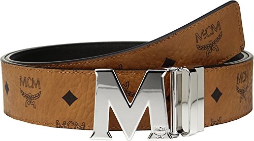 cognac mcm belt