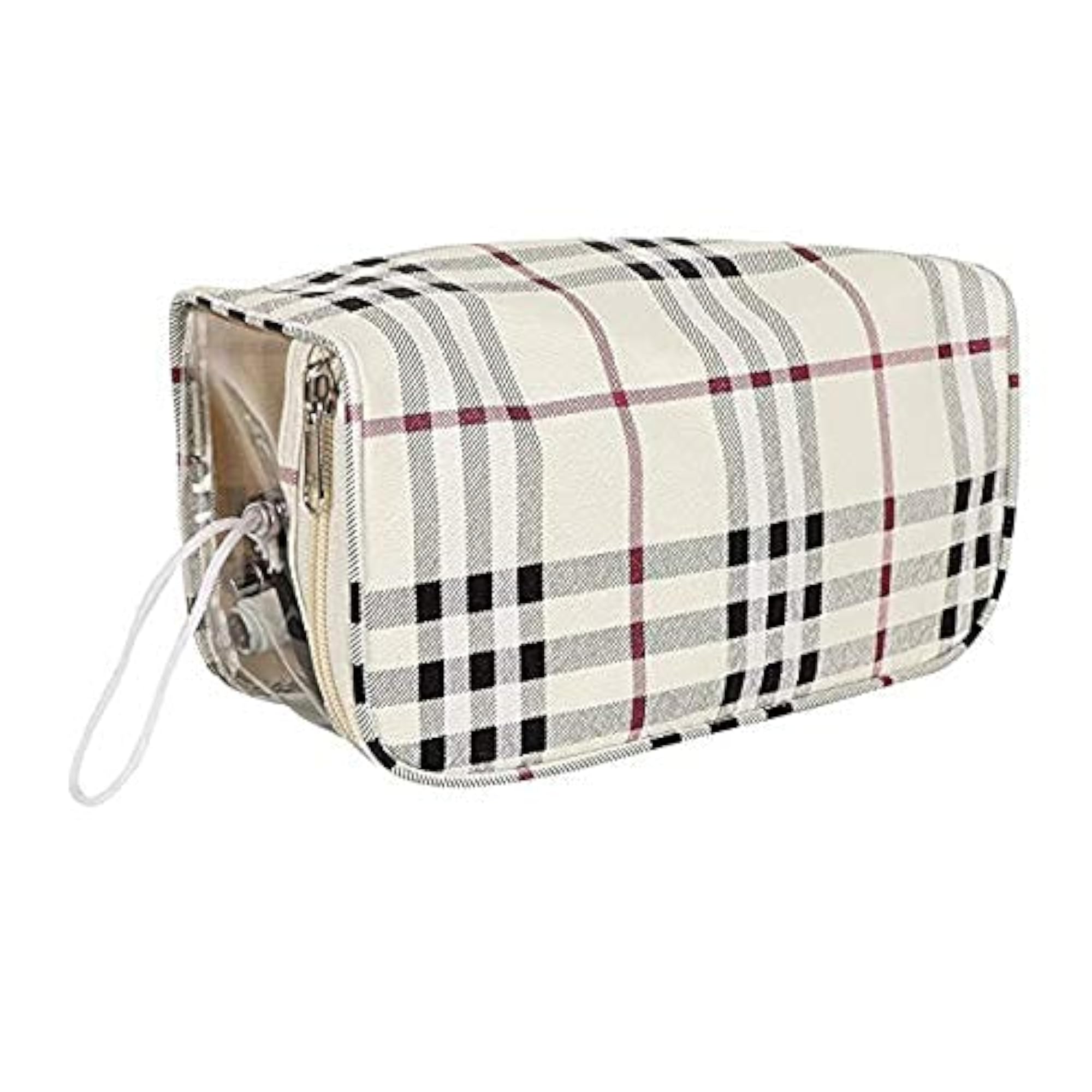 Combo of 4 Transparent Pouches for Travelling Vanity Makeup