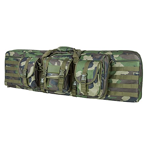 NcSTAR NC Star CVDC2946WC-42, Double Carbine Case, Sizenameinternal, Woodland Camo, 42", 42"