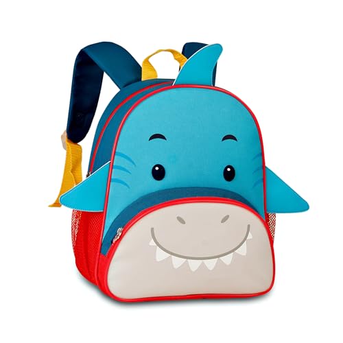 Mochila de Costas Escolar Clio Pets Creche 13' CP2649D (Tubarão)