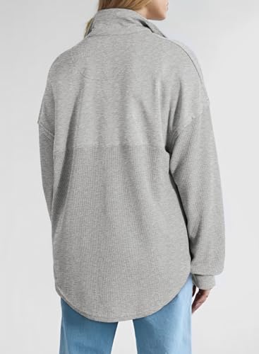 Image of SHEWIN Women Fall Sweatshirt Casual Half Zip Pullover Fall Top 2026 Clothes