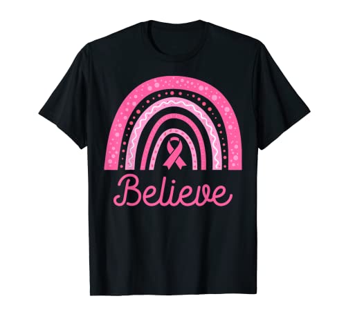 Conciencia sobre el cáncer de mama cree leopardo rosa Rainbow Warrior Camiseta
