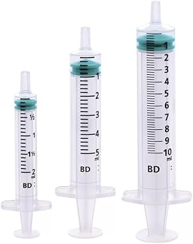 BD Emerald 3-Part Syringe, Size 2ml, Pack 100