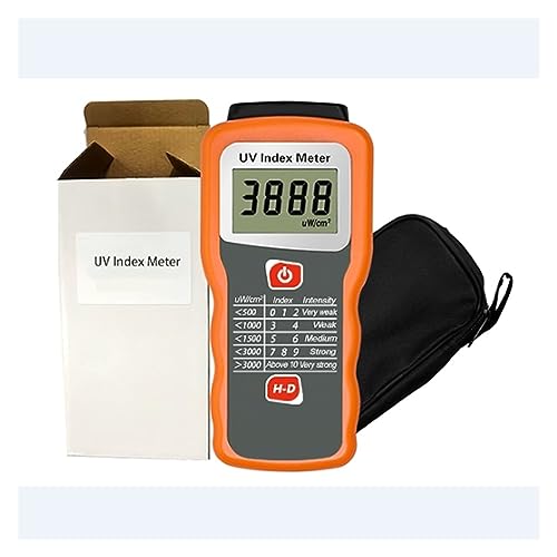 Medidor de índice UV digital y luxómetro solar para control de radiación 6