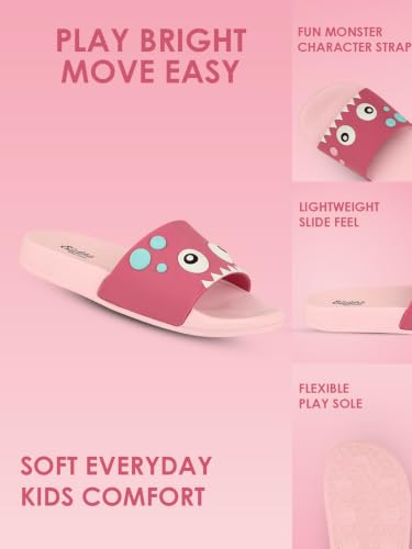 Image of URJO Kids's Sliders /Slippers Lightweight Super Flexible Arch Support Durable Anti Skid & Stylish Dailywear Sliders /Slippers for Boy's & Girl's