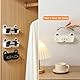 Suuwwn Brillenablage Wand, 4 Stück Brillenhalter Wand, Wand Brillenaufbewahrung, Sonnenbrillen Aufbewahrung Organizer Wandmontage zum Brille Sonnenbrillen