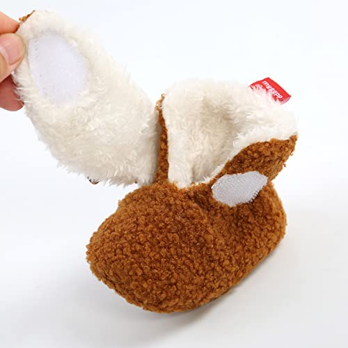 Unisex Fleece Baby Booties, Soft Sole and Non Slip | Stay On Slipper Socks for Infant/Toddler Fleece Snow Boot4