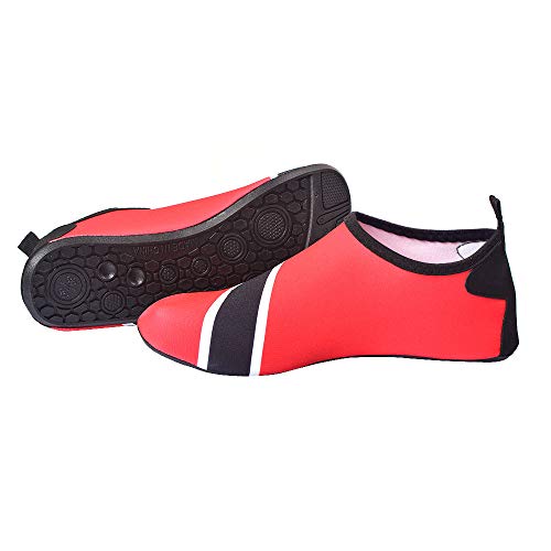 Image of Water Shoes for Women and Men Quick-Dry Swim Beach Shoes for Outdoor Surfing Yoga Exercise Jamaica Flag Caribbean Reggae Rasta