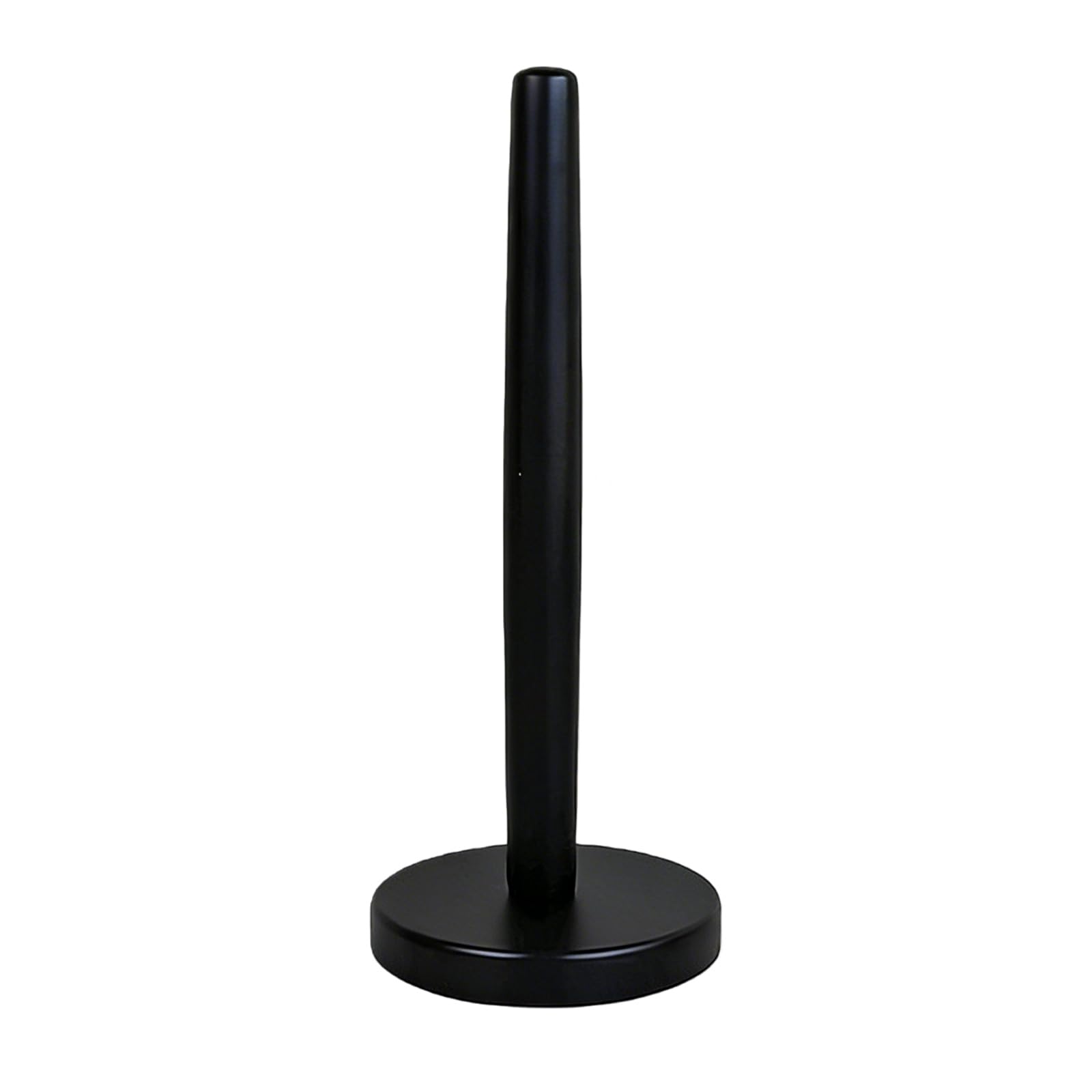 Elnwnnkc Black Wood Paper Towel Holder Standing Kitchen Roll Stand Organizers Tissue Napkins Rack For Home Vertical Tissue Rack Roll Stand Organizers
