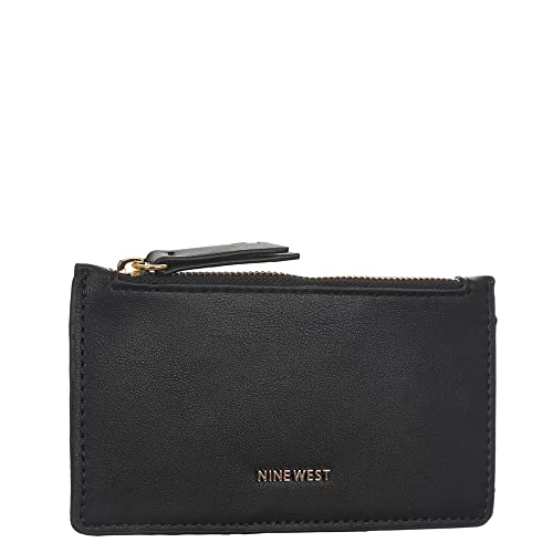 Nine West Womens Lawson Coin Card Case, Black, One Size Us #TOP1