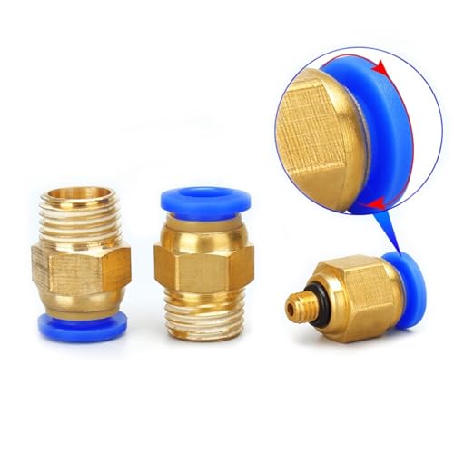 Conectores rápidos de aire PC6-01 con rosca de 1/8 anti fugas 2