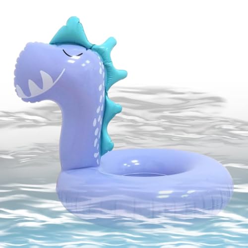 Flotador de dinosaurio para niños divertido para días de playa 6