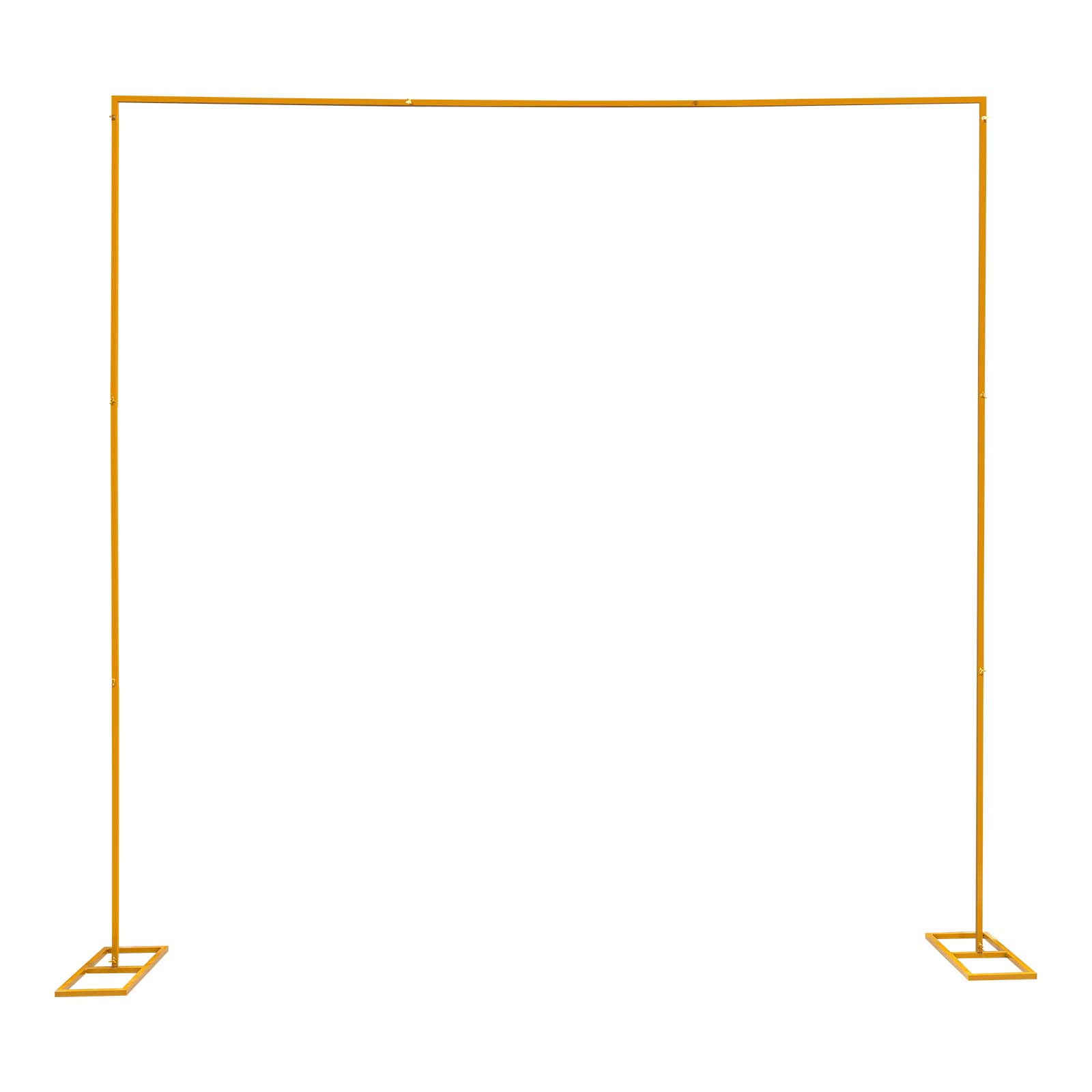 Wedding Arch Backdrop Stand Metal Square Flower Frame 9.8FT Garden Party Decor